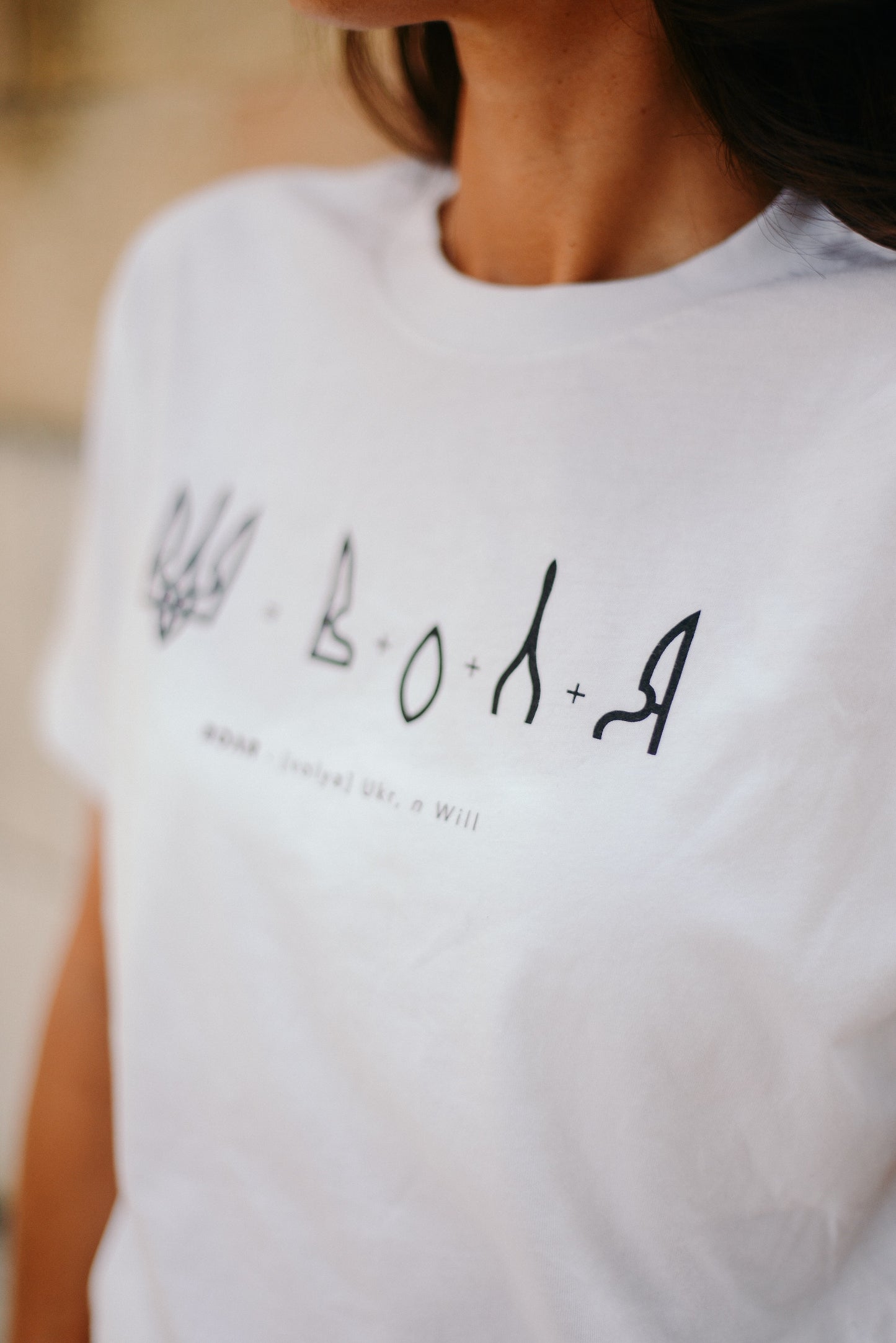 "Freedom" Cotton Crewneck Tee